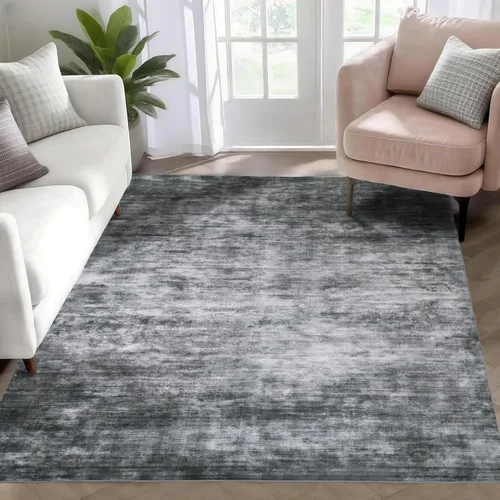Miniatura 53 de WILLSUN Alfombras lavables de área, alfombras grandes antideslizantes de 5 x 7 pulgadas estilo bohemio para sala de estar, dormitorio, alfombra