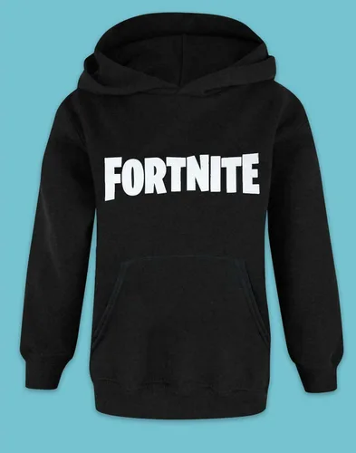 Miniatura 5 de FORTNITE Sudadera con capucha para niños y niños, manga larga, color negro