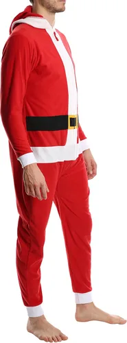 Miniatura 2 de SLEEPHERO - Pijama de Navidad para hombre, diseño de una sola pieza (estilo mameluco)