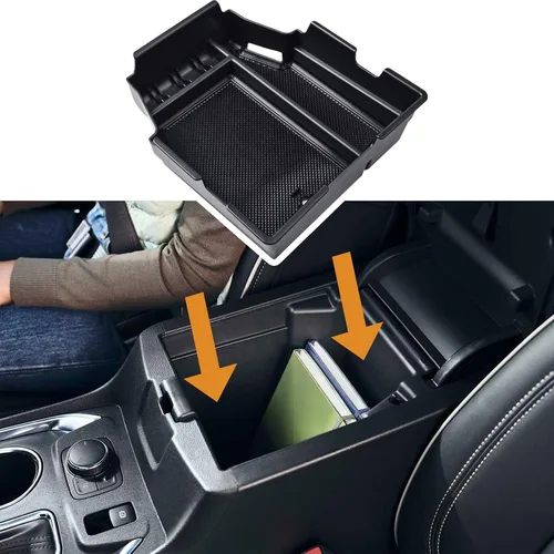 Miniatura 2 de Organizador de consola central compatible con Chevy Traverse 2018 2019 2020 2021 2022 2023 accesorios, bandeja de inserción de reposabrazos caja
