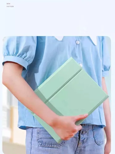 Miniatura 8 de Funda de teclado para Samsung Galaxy Tab A8 de 10.5 pulgadas 2022, teclado táctil de tecla redonda, teclado inalámbrico desmontable magnético Azul
