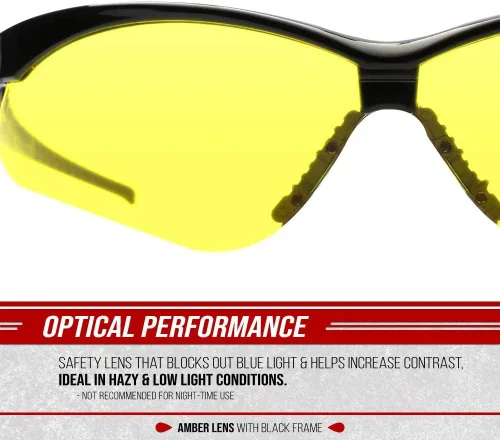 Miniatura 3 de Glove Station Optic Max Safety Glasses for Men & Women, Scratch-Resistant Eye Protection for, Hunting & Construction