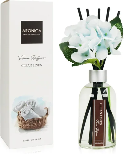 Miniatura 8 de Aronica Difusor de Aroma de Canela para Cocina, Decoraciones de Oficina, Aroma de Vainilla y Canela, Difusor de Varillas de Flores, Aroma en Canela