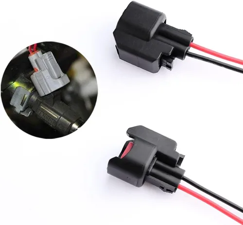Miniatura 5 de 2 conectores de inyectores de combustible EV6, conector indispensable para reemplazo de inyector de combustible, conector de inyector de combustible