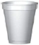 WinCup Vaso para beber 8 oz. Espuma de poliestireno blanca desechable, 8C8W - Caja de 1000