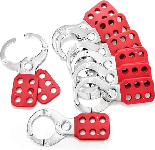 Miniatura 7 de WUWEOT Paquete de 8 cerrojos de bloqueo de etiquetado, cerrojo de candado a prueba de manipulaciones, cerrojo de bloqueo de acero inoxidable