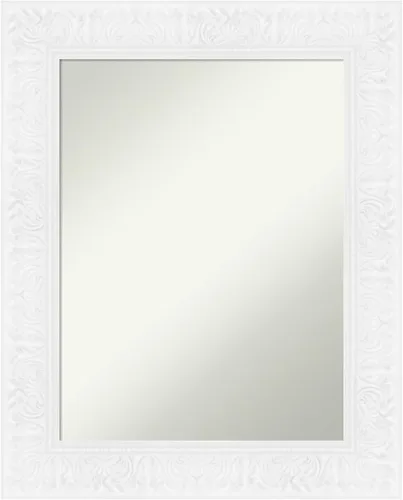 Miniatura 62 de Amanti Art Espejo de pared blanco de 30 x 42 pulgadas, espejo de baño rectangular blanco para decoración de pared de sala de estar, marco Parlor