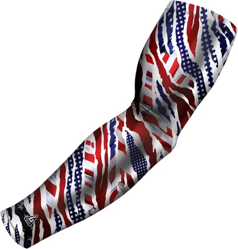 Miniatura 19 de B-Driven Sports Sleeve Pro-Fit - Manga Patriótica - Estados Unidos, Cuba, México, Israel, Canadá, Venezuela, Rep. Dominicana - Individual Bandera