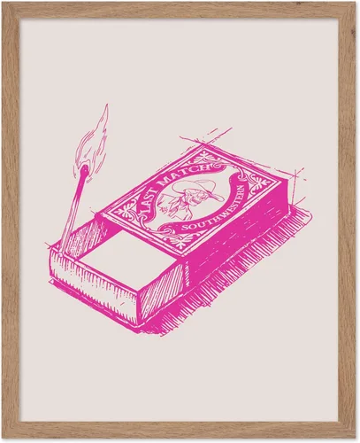 Miniatura 41 de Poster Master Póster retro de vaquera rosa con texto en inglés "Raise Hell", diseño de pared occidental, regalo para hombres y mujeres, decoración