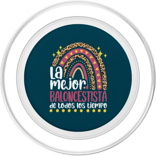 Miniatura 2 de La Mejor BALONCESTISTA Divertido Mujer Niña Baloncelista PopSockets MagSafe PopGrip for iPhone