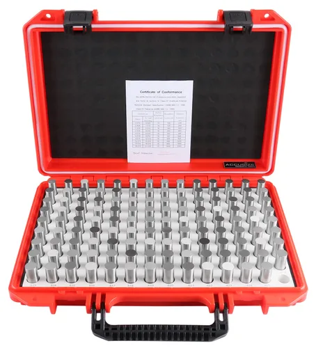 Miniatura 13 de Accusize Industrial Tools 0.011 '' a 0.060'', 50 piezas de acero Plug Pin Gage Set, menos, clase Zz, M0 (-)