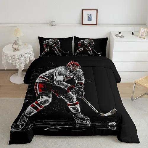 Miniatura 9 de Juego de edredón para niños y niñas, juego de ropa de cama de motocross, edredón deportivo para niños y niñas, motocicletas, deportes extremos