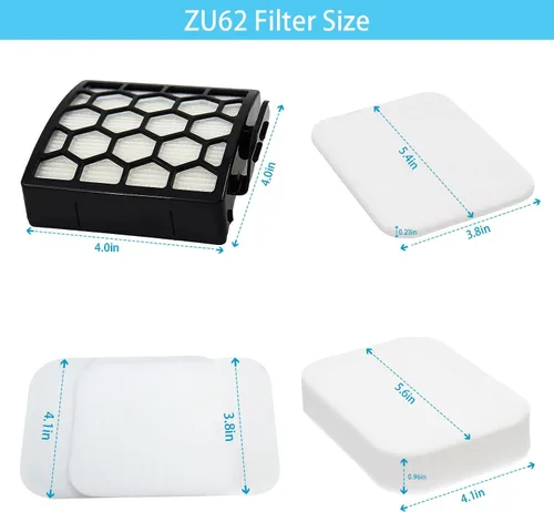 Miniatura 2 de Para Shark Pet ZU102 ZU100 ZU62 ZU60 Navigator Zero-M Cepillo autolimpiante Pet Pro Filtro de reemplazo de vacío vertical Comparar NV150 NV151 NV251