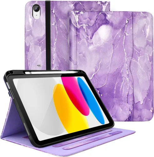 Miniatura 21 de Zonefoker Funda para iPad de 11ª generación (A16) de 11 pulgadas 2025, para 10ª generación de 10.9 pulgadas 2022, piel sintética para iPad de 11/10