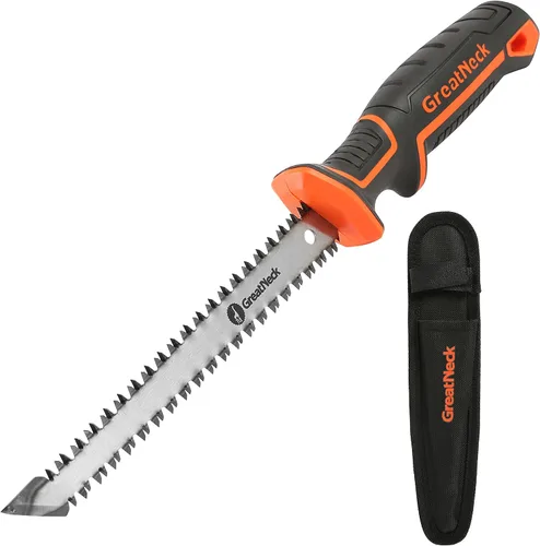 Miniatura 10 de GreatNeck 74026 Sierra Jab de Raspado, Cortador de Paneles de Yeso, Mango Ergonómico, 8 TPI