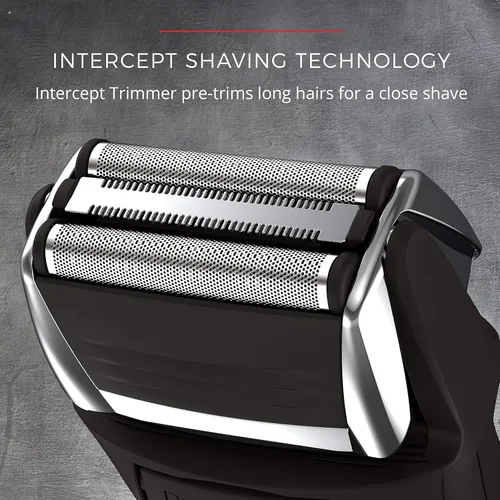 Miniatura 3 de Remington Paquete de afeitado definitivo para hombre: maquinilla de afeitar eléctrica para hombre con una pantalla de repuesto adicional y 2