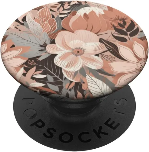 Miniatura 6 de PopSockets MagSafe PopGrip con estampado floral neutro y bohemio para iPhone