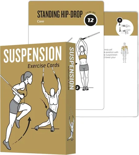Miniatura 13 de Tarjetas de entrenamiento con rodillo de espuma, 62 tarjetas de ejercicios de gran tamaño de 5 x 3.5 pulgadas, tarjetas de fitness para mujeres