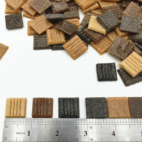 Miniatura 2 de Azulejos de mosaico de cuarzo de 1.1 libras, piezas de mosaico multicolor de 3/4 pulgadas, piedras para hacer mosaicos de bricolaje, manualidades