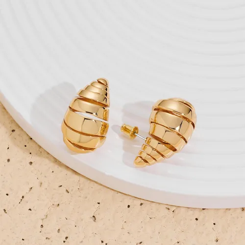 Miniatura 3 de Long Waterdrop Earrings for Women Gold Droplet Hoop Dangle Earrings Fashion Jewelry for Women Girls