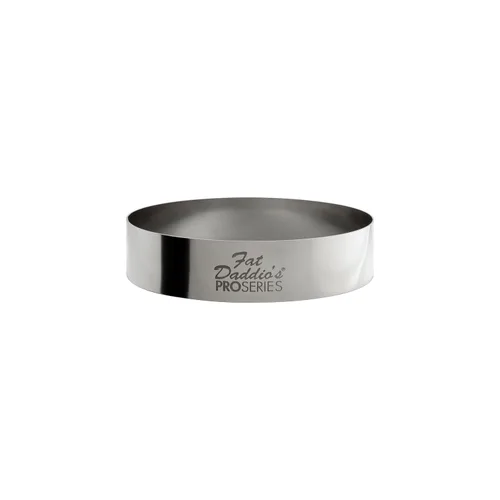 Miniatura 14 de Fat Daddio's Anillo redondo de acero inoxidable para pasteles y pastelería, 2 x 0.75 pulgadas