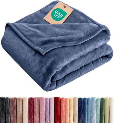 Miniatura 18 de Manta de forro polar ultrasuave para niños – Manta de franela de lujo para niños – Ligera para sofá, cama o silla – Gruesa, cálida y transpirable