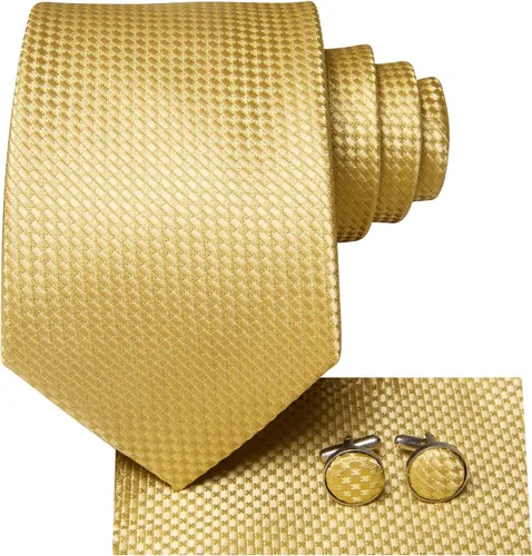 Miniatura 41 de Dubulle Corbata tejida de cachemira para hombre y gemelos de pañuelo para hombre, conjunto de gemelos para boda formal y negocios