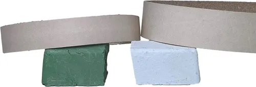 Miniatura 3 de Leatherbeltman 3/4" x 12" y 1" x 18" Leather Strop Combo Pack – Compatible con Ken Onion Worksharp WSKTSKO y Ken Onion Blade Grinder Attachment