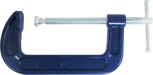 Miniatura 2 de Taytools - Paquete de 2 abrazaderas C de 6 pulgadas con marco de acero maleable, roscas Acme recubiertas eléctricamente, husillo de acero al carbono