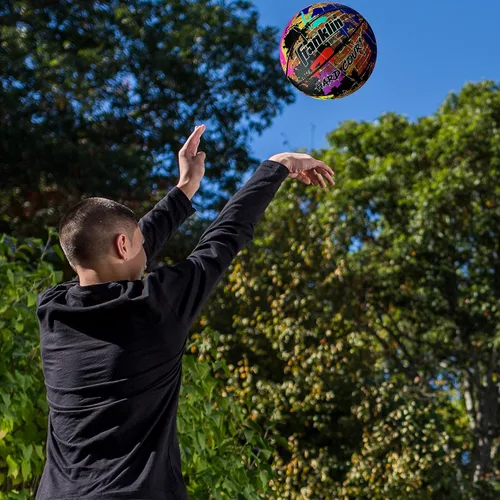 Miniatura 10 de Franklin - Balón de baloncesto duro para interiores y exteriores, tamaño oficial, 1 unidad