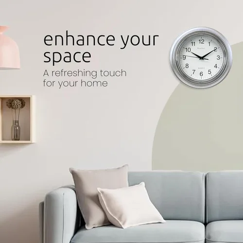 Miniatura 3 de Reloj redondo de pared Kiera Grace Aster, 10 pulgadas