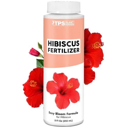 Fertilizante de hibisco: alimento líquido para plantas para más flores, color vibrante y crecimiento tropical saludable, 8 onzas