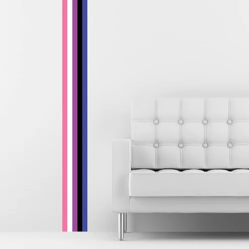 Miniatura 8 de Pegatinas de pared con diseño de rayas de orgullo – LGBTQ+ Pride Decor (Philadelphia POC)