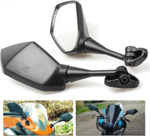 Miniatura 6 de Mamiko Espejos retrovisores para motocicleta compatibles con CBR300R CBR500R CBR600 F4 F4I CBR600RR CBR1000RR CBR900 CBR919 CBR929 CBR954 VTR1000