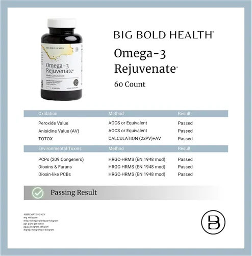 Miniatura 6 de BIG BOLD HEALTH Suplemento de aceite de pescado de Alaska silvestre rejuvenecedor Omega-3 con PRMs & ácidos grasos EPA, DHA y DPA Vitaminas A y D