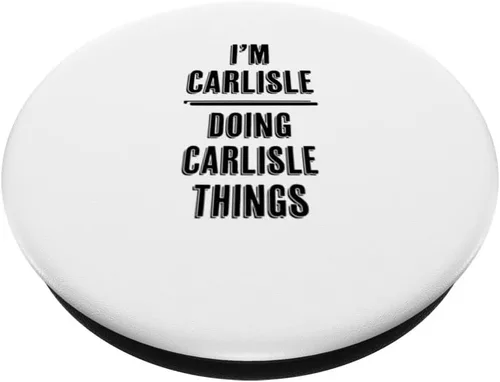 Miniatura 2 de I'm CARLISLE Doing CARLISLE Things Divertido y lindo - Nombre PopSockets intercambiable PopGrip