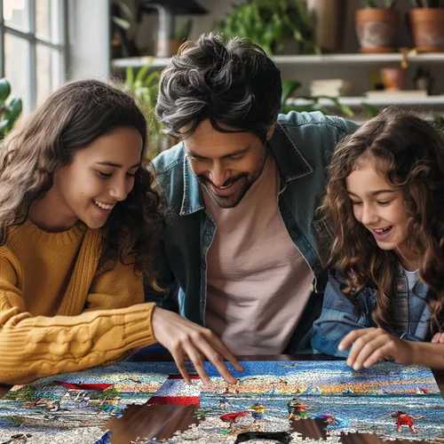 Miniatura 4 de White Mountain Rompecabezas de 500 piezas de verano con velero y océano, con piezas grandes, regalo para adultos y personas mayores de 18 x 24