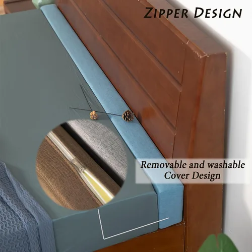 Miniatura 4 de Relleno de espacio de cama de tamaño personalizado, espacio entre la tabla del pie o la pared de la cama, protector de cama, extensor de colchón