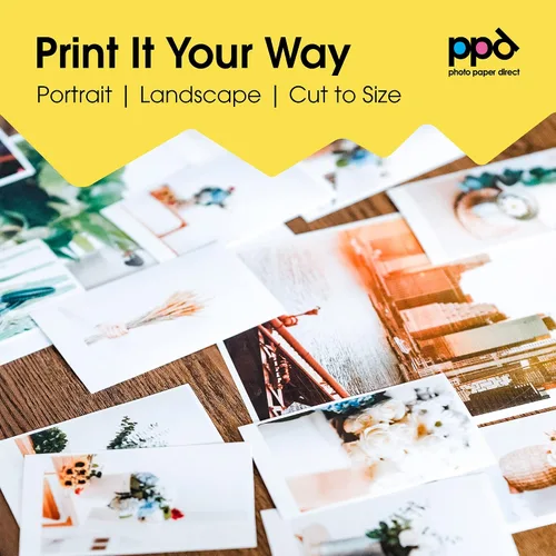 Miniatura 7 de PPD Papel fotográfico brillante para impresora de inyección de tinta, hojas imprimibles de calidad prémium de 5 x 7 pulgadas para imagen