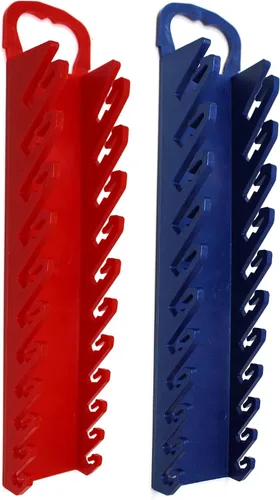 Miniatura 9 de Kit de bandeja organizadora de 11 herramientas para llaves rechonchas o de línea (kit de 4 piezas, negro y azul)