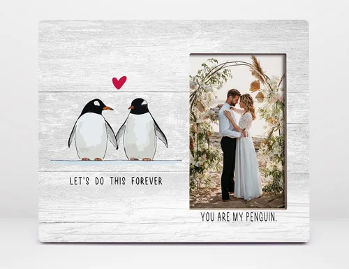 Miniatura 12 de Orchroma Regalos de Boda para Parejas, Marco de Fotos para Parejas, Marcos de Fotos de Amor, Marco de Fotos de Compromiso, Y Así Juntos Construyeron