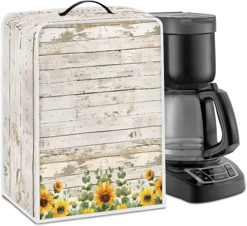 Miniatura 69 de DISNIMO Cubierta antipolvo para cafetera de mariposa azul, fundas para máquina de hacer café de cocina con mango superior, cubierta