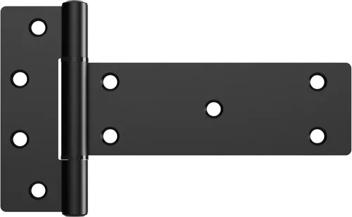 Miniatura 4 de National Hardware N166-035 Bisagras industriales para puerta en T de 6 pulgadas, paquete de 2 unidades de capacidad de 48 libras por bisagra