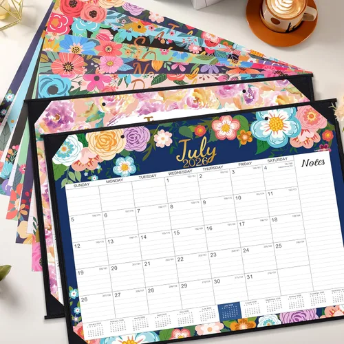 Miniatura 2 de Calendario de escritorio 2026, calendario de escritorio grande 2026, enero 2026 a diciembre de 2026, 22 x 17 pulgadas, calendario 2026 de 12 meses