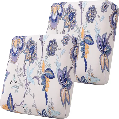 Miniatura 103 de Smiry Fundas de cojín de sofá estampadas, fundas elásticas suaves para sofá, fundas de sofá lavables antideslizantes, protector de muebles para Beige
