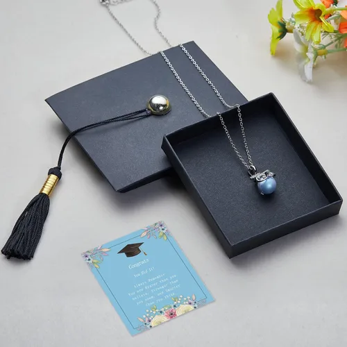 Miniatura 2 de Regalos de graduación para ella 2023 - Collares de graduación de búho sabiduría para mujeres mayores, regalos de graduación de escuela secundaria