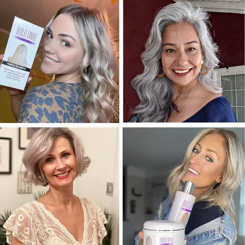 Miniatura 8 de Bold Uniq Purple Shampoo & Boldplex 3 Bond Repair - Paquete de tratamiento capilar revitaliza el cabello decolorado y dañado. Elimina los tonos