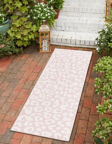 Miniatura 44 de Unique Loom Outdoor Safari Collection Alfombra de área - Leopardo (4 pies 1 pulgada x 6 pies 1 pulgada rectangular, gris claro/gris)