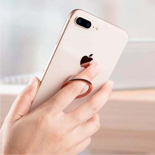 Miniatura 7 de El soporte de anillo de teléfono más delgado del mundo, Attom Tech Tomorotec soporte ultra delgado para anillo de teléfono celular para montaje Rosa