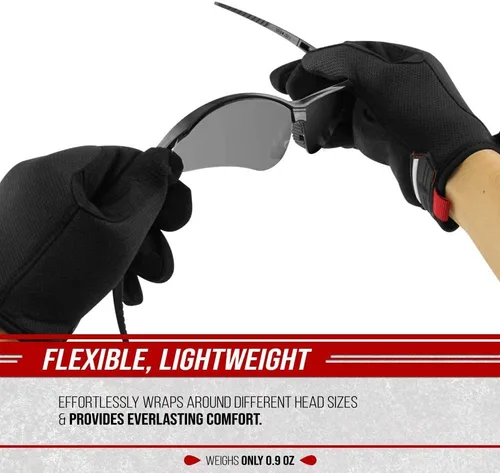 Miniatura 6 de Glove Station Optic Max Safety Glasses for Men & Women, Scratch-Resistant Eye Protection for, Hunting & Construction Gris